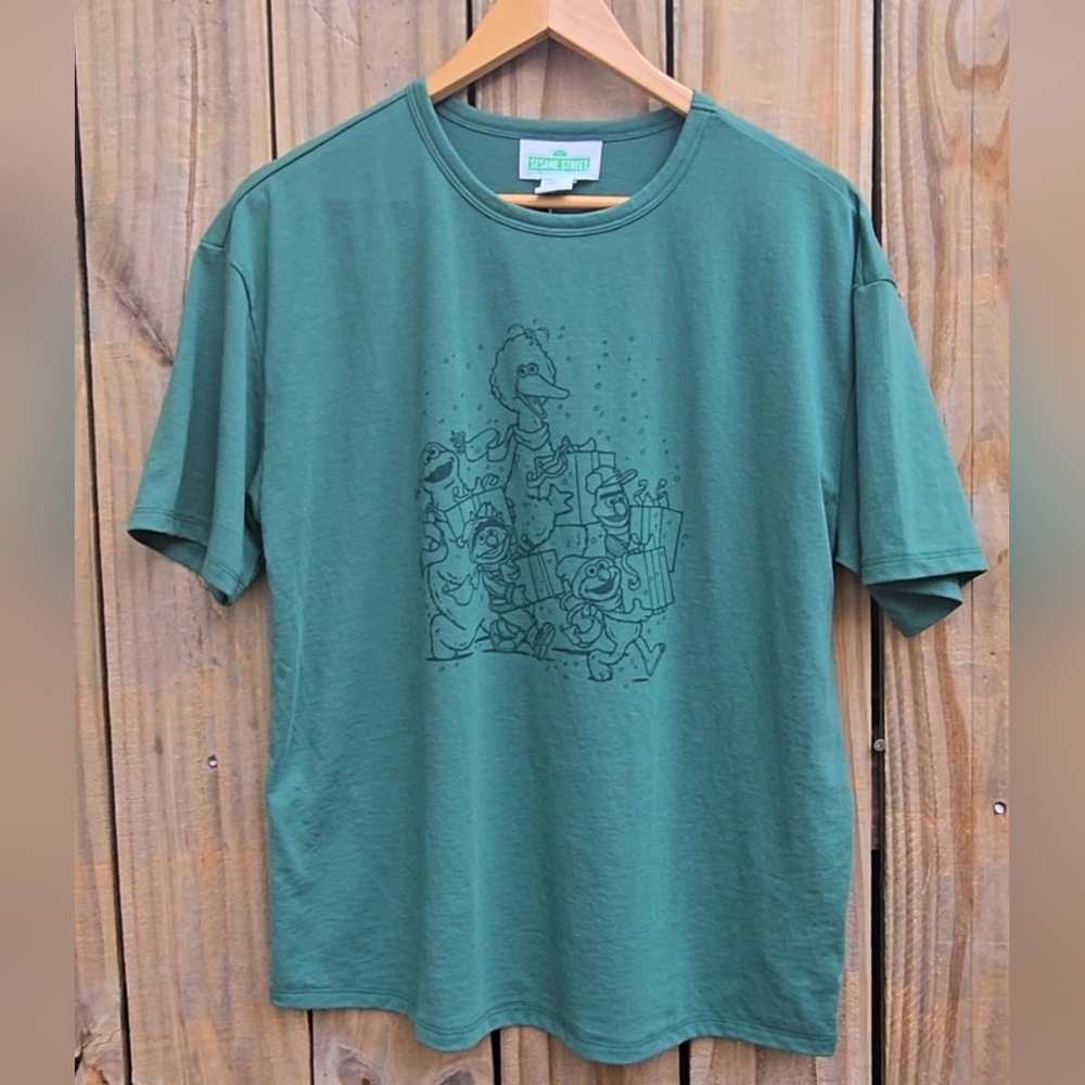 Sesame Street Teal Graphic Tee